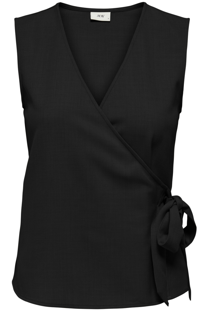 JDYNINA S/L WRAP TOP WVN 15351559 BLACK